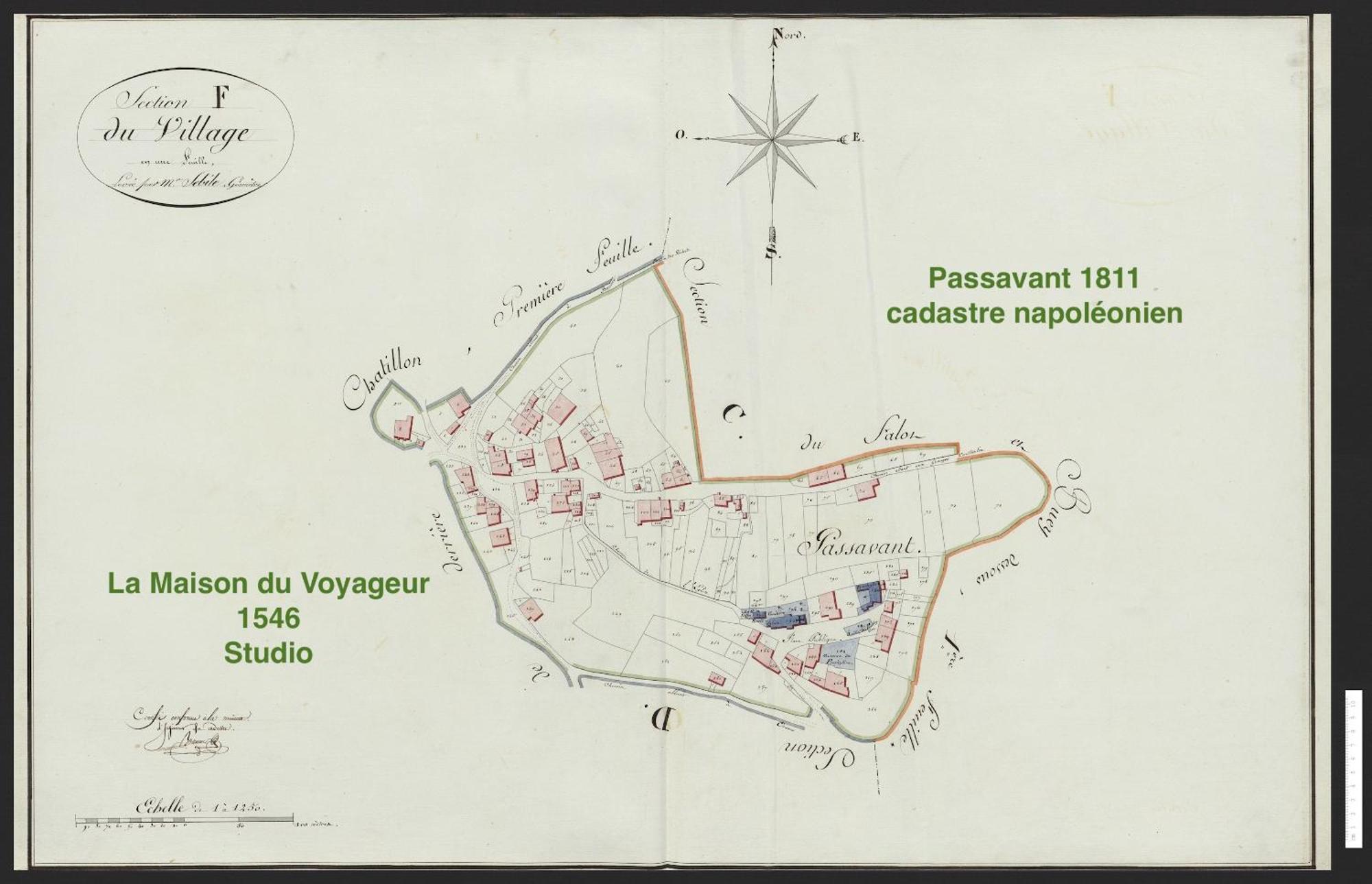 La Maison Du Voyageur 1546 Passavant Eksteriør billede